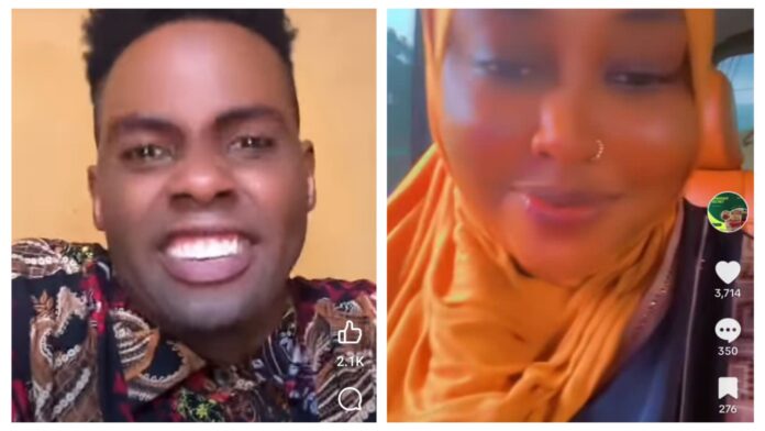 NUDE VIDEO: Tiktoker, Hassan Makeup, reacts to Her Majesty Babiana Tsirara Tsiraici, alleged naked clip during video call in leaked viral sextape