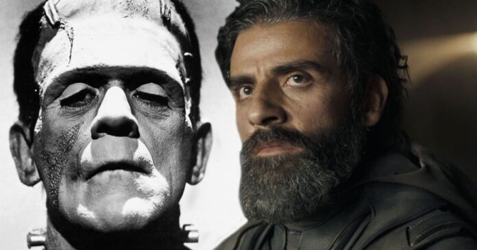 Oscar Isaac has been spotted on the set of Guillermo del Toro's Frankenstein and images show him in costume