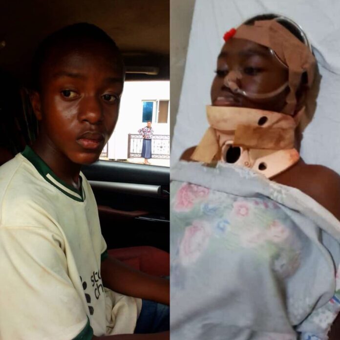 PHOTO:  14-year-old girl, Mercy Vangervihi, needs N2.5M for brain surgery after being raped rapist, Goodluck Bison in Ebonyi