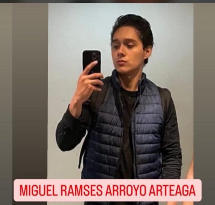 PHOTO: 19-year-old Tec de Monterrey student, Miguel Ramsés Arroyo Arteaga, stabbed his ex-girlfriend, Mariana’s mother and 12-year-old brother to death in Puebla