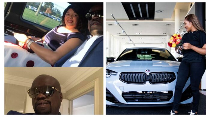 PHOTO: Married boyfriend, Mr Ndabele, bought new BMW car for Tebo Motloung