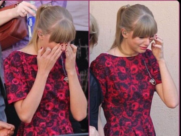 PHOTO: Report that Taylor Swift crying as she lost an estimated 150 million dollars over the boycotting of her merchandise and memorabilia after she endorsed Kamala Harris for president is FAKE NEWS