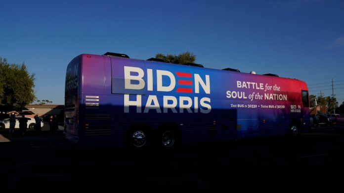 Texas jury clears most ‘Trump Train’ drivers in civil trial over 2020 Biden-Harris bus encounter