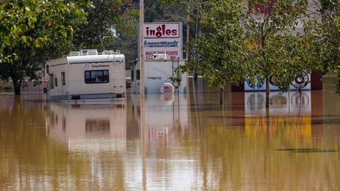 The Latest: Helene’s death toll rises to nearly 100 as supplies rushed to isolated communities