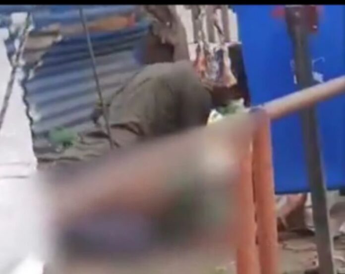 VIDEO: Man raped a woman on busy footpath of Ujjain in Madhya Pradesh in broad daylight in viral leaked sextape