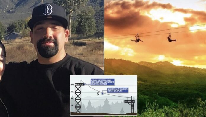 Zip line worker sacrifices life to save customer in San Diego