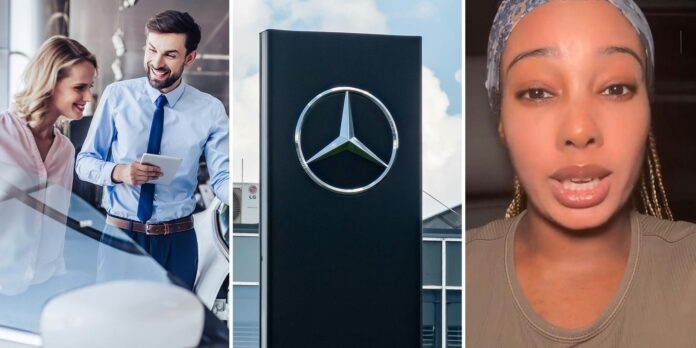 ‘Go in there looking poor‘: Woman is about to buy a $38,000 Mercedes-Benz. Then she checks the price online