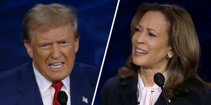 ‘He thought he ate’: Trump muffs attempt to use Harris’ ‘I’m speaking’ line on her