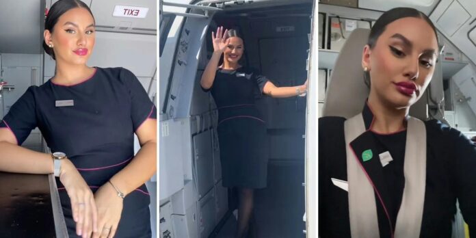 ‘I always thought they were just very nice’: Flight attendant reveals real reason they greet you when you board the plane