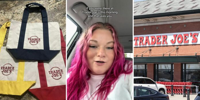 ‘I don’t know what’s going on’: Trader Joe’s customer avoids viral mini tote bags. Then another customer makes a strange request