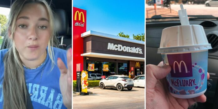 ‘I just know it gets soggy’: McDonald’s customer orders a McFlurry. She can’t believe what she received