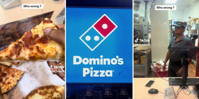 ‘I just wanted my pizza’: Domino’s customer receives pizza that has no sauce on it. Workers refuse to make new one