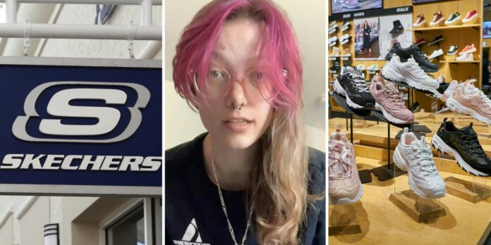 ‘I worked my last shift at Skechers’: Worker can’t believe the T-shirt Skechers made them wear