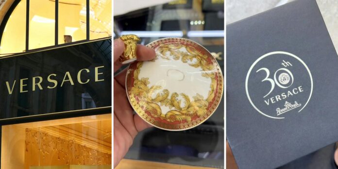 ‘I would have never paid for it’: Shopper breaks a cup in the Versace store. Now he’s out $500