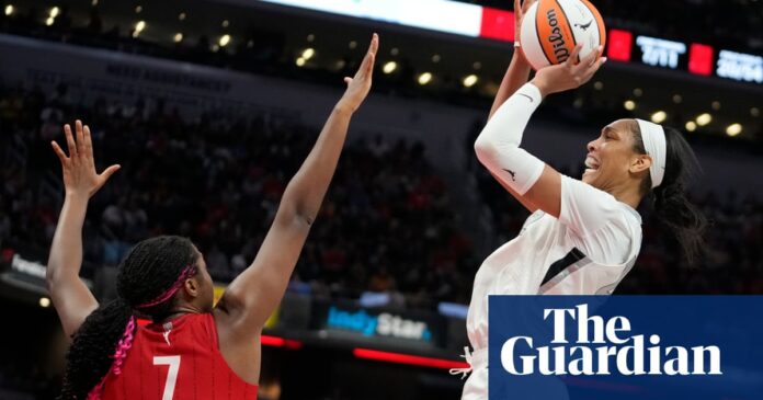 ‘I’m so grateful’: A’Ja Wilson breaks WNBA scoring record as Aces down Fever