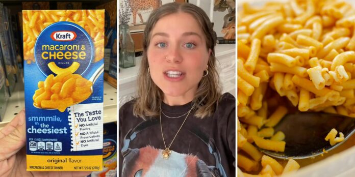 ‘Soon we’re gonna have to eat 2 boxes’: Woman accuses Kraft of ‘gaslighting’ customers after seeing new mac and cheese serving size