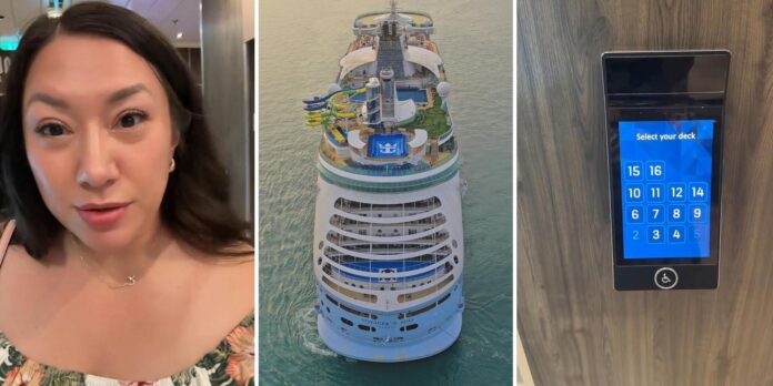 ‘There are no buttons’: Customer issues warning on using Royal Caribbean elevators