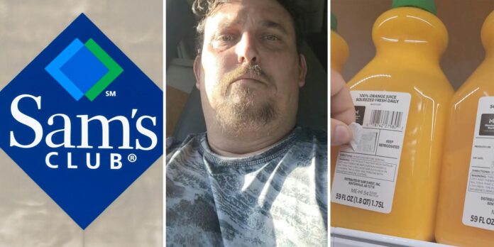 ‘Up to some shenanigans here’: Shopper catches Sam’s Club putting new expiration stickers on old orange juice