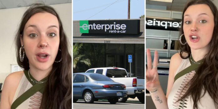 ‘Why didn’t you just leave the keys in the dropbox?’: Woman issues warning after Enterprise Rent-A-Car experience goes wrong