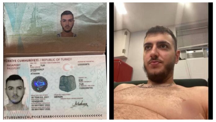 VIDEO: International passport confirmed Turkish Uber driver, Atahan Gunduzalp, entered into the US illegally as he went viral for strangling the neck of his cat in animal abuse