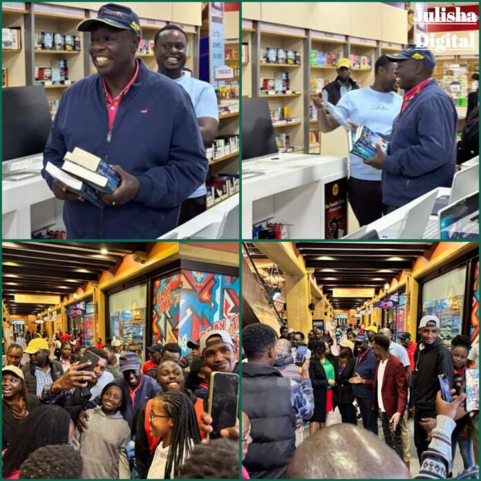 PHOTO: Rigathi Gachagua bought 4 books at Sarit Centre