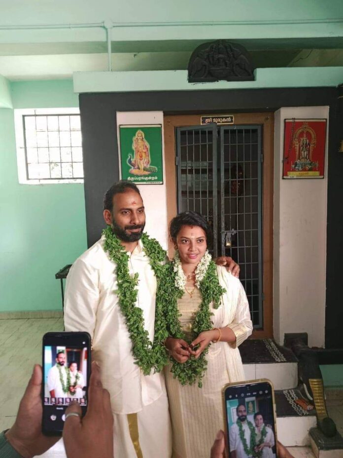 PHOTO: Nasriya Sulthana From Tirur Kerala married a Hindu man