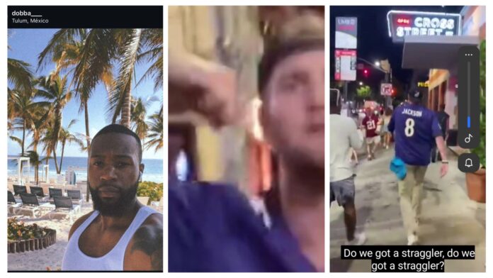 VIDEO: Christian Smith Dobba is the guy filming the moment Jack Callis was kicking random Commanders fans while screaming STRAGGLER on the streets of Baltimore in trending video