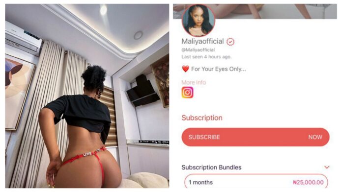 PHOTO: Maliya has joined OnlyFans account while wearing G-string pants