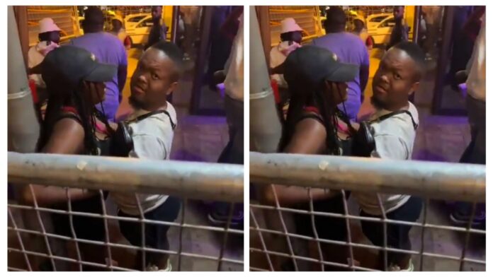 VIDEO: Thabo Shorty Mabhokodo beating a woman outside a groove in viral video