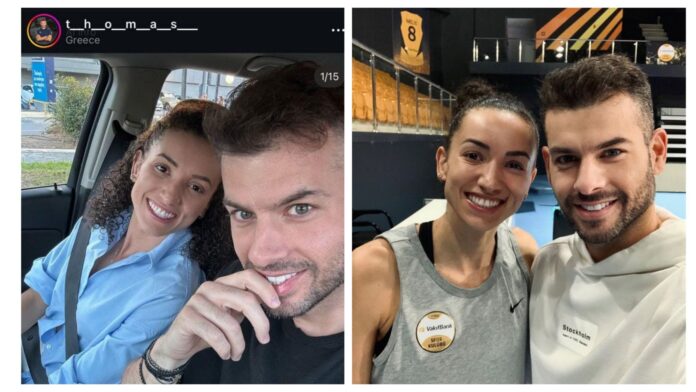 FOFOCA FOTO: Fotos confirmaram que Gabi Guimarães traiu Sheilla Castro com um homem, Thomas, na Grécia