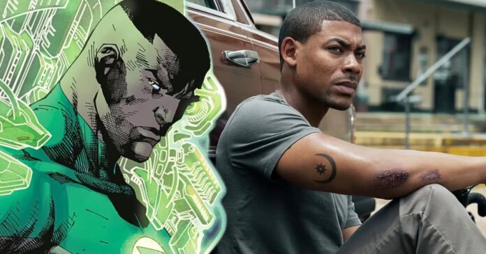 Rebel Ridge star Aaron Pierre gets fitted for a power ring to play John Stewart in HBO’s Lanterns series