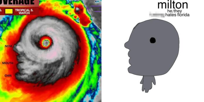 Set the weather machine to Hurricane Milton memes