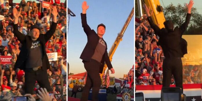 The Elon Musk jumping at Trump’s rally sparks divorced dad memes