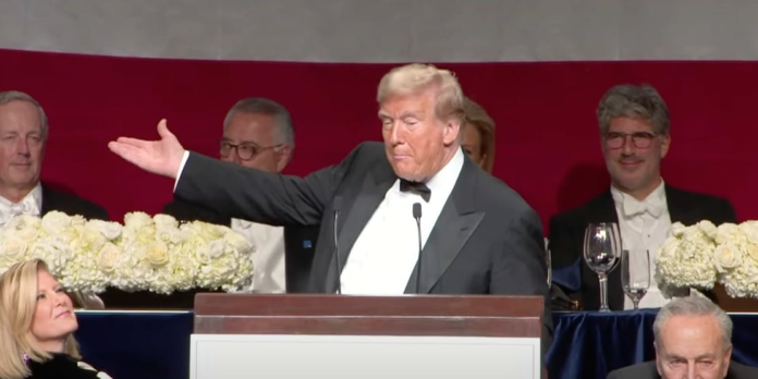 Trump scorches White Dudes for Harris at charity dinner: ‘Their wives’ lovers are voting for me’