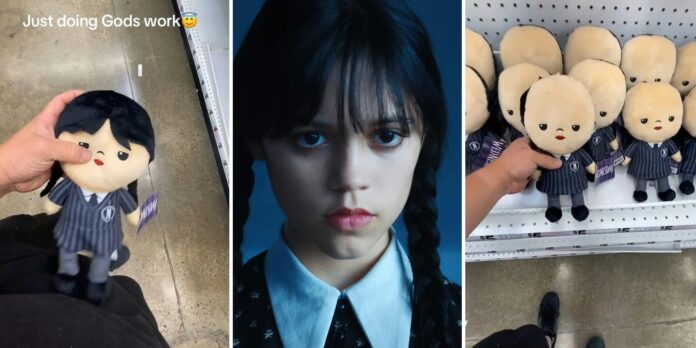 Why are people flipping the hair of Wednesday dolls? Jenna Ortega responds: ‘Please don’t’