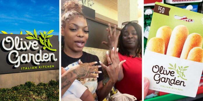 ‘All the manager had to do was swipe her badge’: Olive Garden customers rack up $180 tab. They won’t let them use their gift card