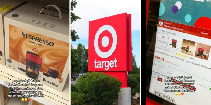 ‘Always go to self-checkout’: Target shopper says Nespresso machines are ringing up for $38.99. Then a worker gets involved