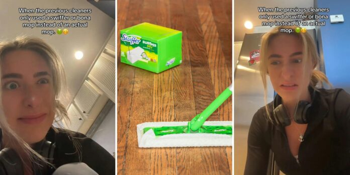 ‘As a house cleaner, I hate when customers want us to use their bona mops/solution’: Woman issues warning about cleaning with Swiffer mops