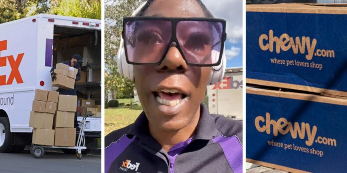 ‘Dog food with lead in it’: FedEx delivery driver has a PSA for customers who order Chewy deliveries