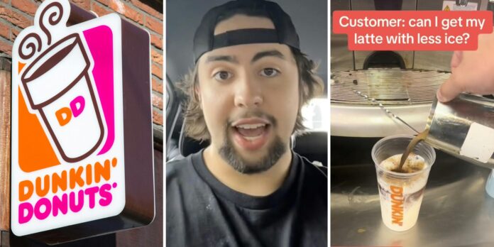 ‘Have u guys ever considered we just want less ice’: Dunkin’ worker calls out customers who ask for light ice, shows what you’re really getting