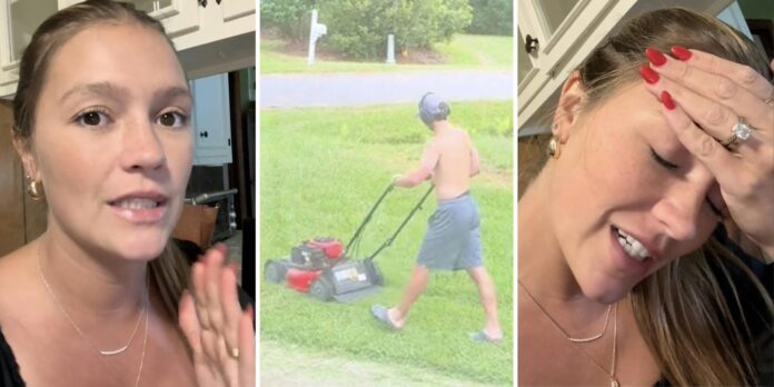 ‘He’s sending your husband a message’: Woman slams neighbor for mowing her lawn without permission. Not everyone is onboard