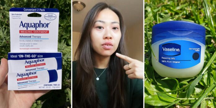 ‘I thought they were the same thing?’: Dermatologist warns woman to only use Vaseline after Aquaphor did this to her face