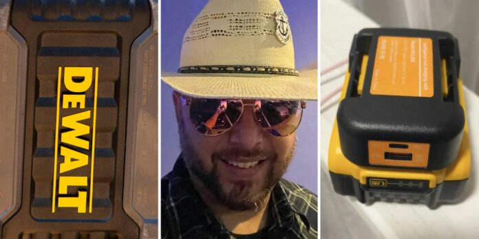 ‘Imma go check’: Man reveals hidden use for DeWalt 20-volt batteries