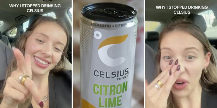 ‘Is this an ad for me to drink them?’: Woman warns against Celsius after revealing why she had to stop drinking them