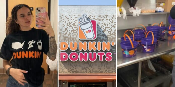 ‘It’s a no for that price’: Viewers divided after Dunkin’ worker exposes Halloween Munchkins buckets