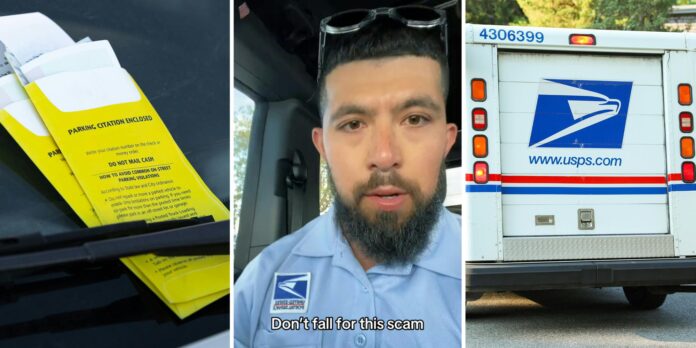 ‘It’s happening at the parking meters here too’: USPS worker has been noticing a suspicious parking ticket scam around town. Don’t fall for it