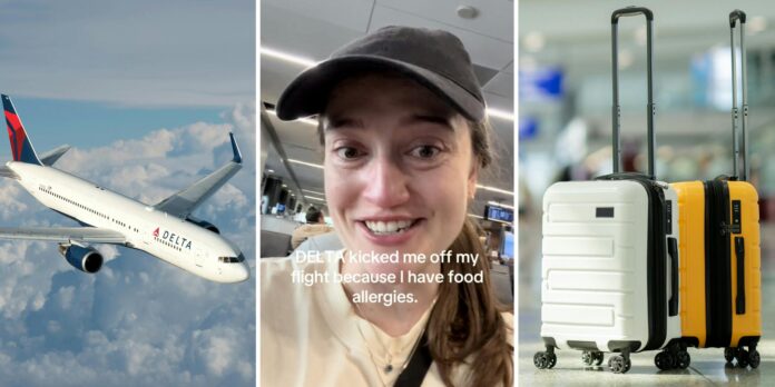 ‘My bag is on the plane’: Passenger says Delta kicked her off her flight because she has food allergies