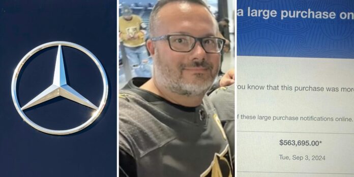 ‘Surprise my credit card went through’: Customer says Mercedes-Benz accidentally charged them $500,000