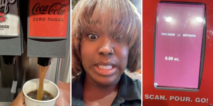 ‘These are going to be everywhere’: Blaze Pizza customer has to scan barcode before getting Zero Sugar Coca-Cola . And she only has 18 seconds to do it