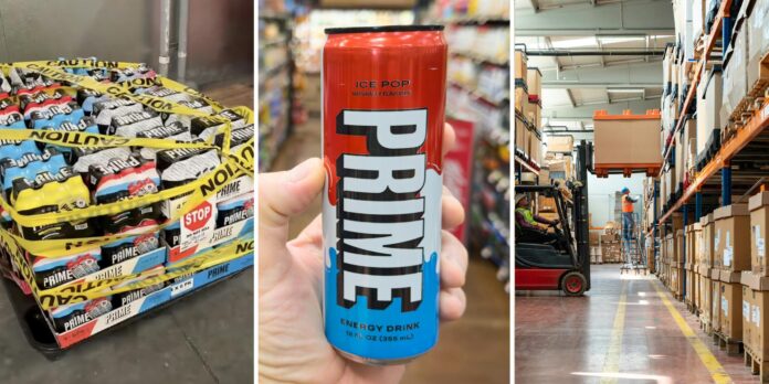 ‘We have to empty and destroy all content’: Warehouse worker issues dire warning about Prime energy drink. How worried should you be?